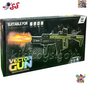 تصویر تفنگ و مسلسل ساچمه ای تیر ژله ای و رگباری اسباب بازی VECTOR GUN F931B 