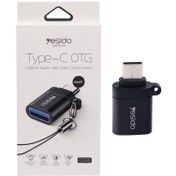 تصویر مبدل OTG یسیدو Yesido GS06 Type-C To USB OTG Converter 