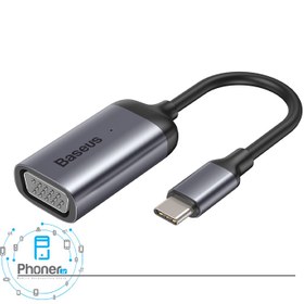 تصویر هاب USB-C مدل CAHUB-V0G Enjoyment Series Type-C to VGA HUB Convertor برند Baseus 