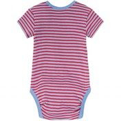 تصویر بادی آستین کوتاه لوپیلو طرح راه راه سایز ۲ تا ۶ ماه 