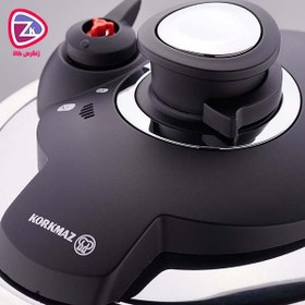 تصویر زودپز کرکماز مدل A159 ظرفیت ۶ لیتر استیل ضد زنگ 