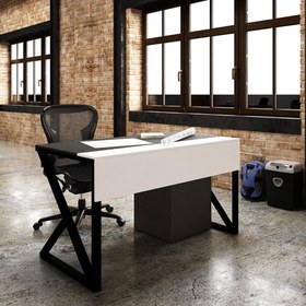 تصویر میز اداری پایه فلزی مدل KF114 