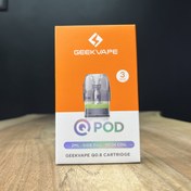 تصویر کارتریج گیک ویپ Q ظرفیت ۳ میلی لیتر ۰.۸ اهم 