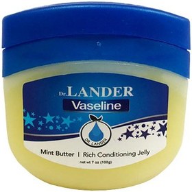 تصویر وازلین دکتر لندر مدل Dr Lander Vaseline Mint Butter حجم 100 گرم ا Dr Lander Vaseline Cream With Mint Butter 100ml Dr Lander Vaseline Cream With Mint Butter 100ml