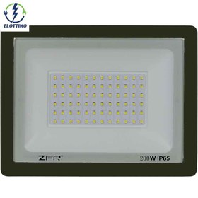 تصویر پرژکتور 200وات SMD برند ZFR بدنه مشکی 