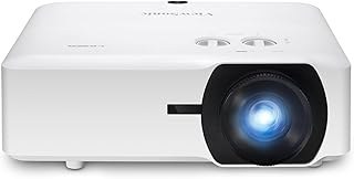 تصویر Viewsonic LS740HD 5000 Lumens 1080P پروژکتور لیزر با زوم نوری 1.3 برابر ، H/V Keystone ، 4 گوشه و پیش بینی 360 درجه برای سالن اجتماعات ، اتاق کنفرانس و آموزش ViewSonic LS740HD 5000 Lumens 1080p Laser Projector with 1.3x Optical Zoom, H/V Keystone, 4 Corner Adjustment, and 360 Degrees Projection for Auditorium, Conference Room and Education