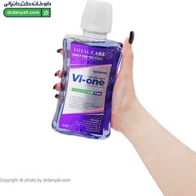 تصویر محلول دهانشویه کامل توتال کر وی وان 440 میلی لیتر Vi one Total Care Daily Protection Mouthwash 440 ml