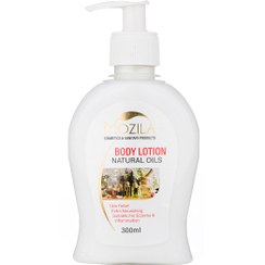 تصویر لوسیون بدن حاوی روغن های گیاهی 300میل موزیلا Mozila Natural Oil Body Lotion 300ml