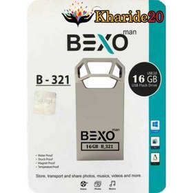 تصویر فلش مموری بکسو مدل B-321 ظرفیت 16 گیگابایت Bexo B-321 Flash Memory 16GB