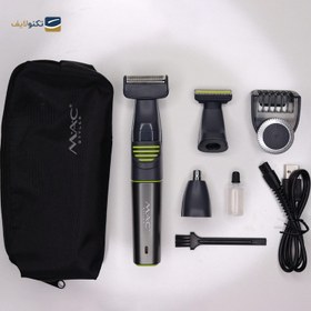 تصویر ماشین اصلاح بدن مک استایلر مدل MC-8821 به همراه موزن گوش و بینی مدل MC-8809 MAC Styler MC-8821 Body Hair Groomer