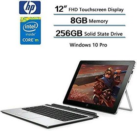 تصویر لپ تاپ تبلت کسب و کار HP-Elite X2 1012 G1 قابل جدا شدن 2 در 1 - صفحه نمایش لمسی 12 اینچی FHD IPS (1920x1280) ، Intel Core m5-6Y54 ، 256 GB SSD ، 8 GB RAM ، Windows 10 Pro (تجدید شده) 