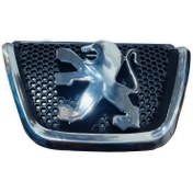 تصویر آرم جلو پنجره پژو 206 