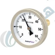 تصویر ترمومتر صفحه ۶ سانت دنباله ۵ سانت بازه دما ۶۰-۰ 