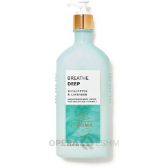 تصویر لوسیودن آروماتراپی بث اند بادی ورکز Bath and Body Works Eucalyptus and Lavender Aromatherapy Lotion 192ml Bath and Body Works Eucalyptus and Lavender Aromatherapy Lotion