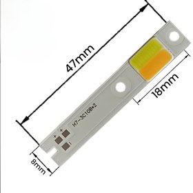 تصویر چیپ هدلایت سی او بی اچ هفت | COB H7 30W COB H7 2Color