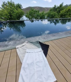 تصویر دامن لینن مدل دوبا 