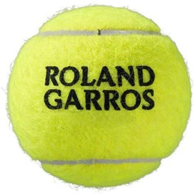 تصویر توپ تنیس ویلسون Wilson Roland Garros 3-Pack Clay Court قوطی سه تایی Wilson Roland Garros 3-Pack Clay Court Tennis Ball