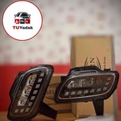 تصویر چراغ مه شکن پژو پارس دیلایت دار جفت 