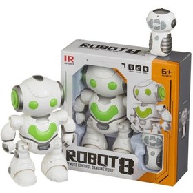 تصویر ربات کنترلی حرکتی موزیکال ROBOTS REMOTE CONTROL DANCING TOY