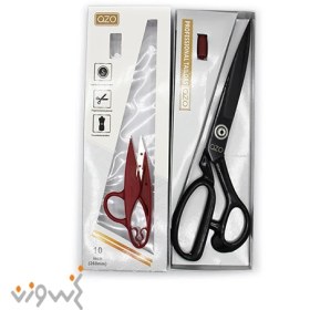 تصویر قیچی مشکی Azo(آزو) سایز 10 Code:10027