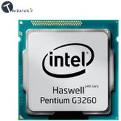 تصویر پردازنده اینتل هسول Pentium G3260 سوکت 1150 Intel Pentium G3260 Haswell 3.3GHz LGA 1150 CPU