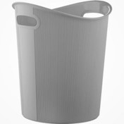 تصویر سطل کاغذ شیاردار بزرگ لیمون کد ۱۴۰۸ - سفید 