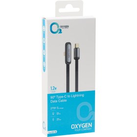 تصویر کابل لایتنینگ اکسیژن مدل OXYGEN Type-C TO Lightning LX-16 OXYGEN TYPE-C TO LIGHTNING DATA CABLE