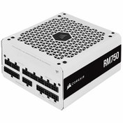 تصویر پاور 750 وات کورسیر RM750 Gold Fully Modular White corsair RM White Series RM750 Gold Fully Modular 750W Power Supply