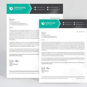 تصویر چاپ سربرگ | کتان 120 گرم | سایز A5 