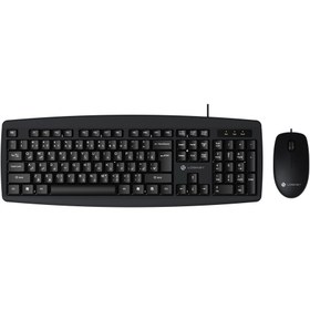 تصویر کیبورد و ماوس KM113B لاجی کی سیمی LogiKey KM113B Wired Mouse & Keyboard