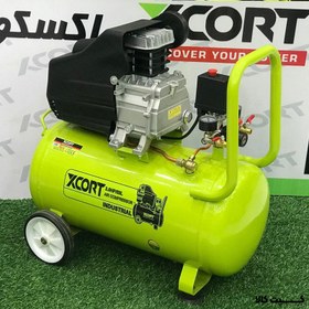 تصویر پمپ باد 50 لیتری روغنی ایکس کورت مدل XAC50 50 liter XCort model XAC50 oil air pump