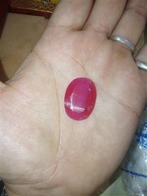 تصویر نگین یاقوت رز 