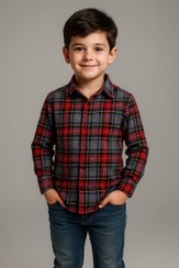 تصویر پیراهن کشمیر پسرانه 