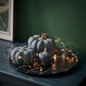 تصویر سینی آیکیا مدل HÖSTAGILLE مشکی 