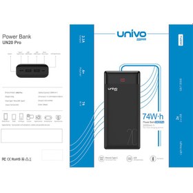 تصویر power bank 20000 univo un20pd 