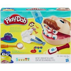 تصویر ست خمیربازی دندانپزشکی دکتر دریل Play Doh 