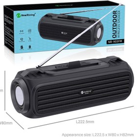 تصویر اسپیکر قابل حمل بلوتوث نیوریکسینگ NR-903 NewRixing NR-903 Bluetooth Portable Speaker