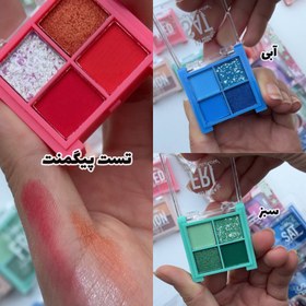 تصویر سایه انگشتی رنگارنگ 