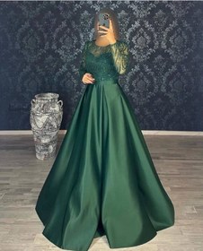 تصویر لباس مجلسی و شب ماکسی مدل یاقوت 3 Dress and long night