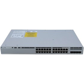 تصویر سوییچ شبکه سیسکو C9200L-24P-4G-E استوک Switch Cisco C9200L-24P-4G-E Stock