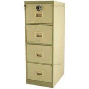 تصویر فایل فلزی 4 کشو قفل گاوصندوقی رمز دار 6007