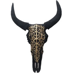 تصویر دیوار کوب جمجمه گاو مدل Z3 