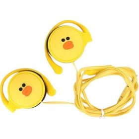 تصویر هندزفری سیمی فانتزی دور گوش Kinbni مدل KN-3066 Kinbni KN-3066 Fantasy Handsfree DUCK Cute