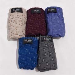 تصویر شورت مردانه اسلیپ چاپی فرید 