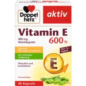 تصویر سافت ژل ویتامین E دوپل هرز 40 عدد Doppelherz Vitamin E 600N capsules, 40 pcs