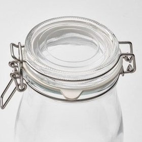 تصویر بانکه شیشه ای ایکیا مدل KORKEN حجم ۰.۴ لیتر 