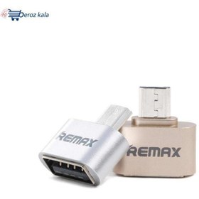 تصویر تبدیل Otg تایپ سی ریمکس مدل RA-OTG Remax OTG USB To USB Type-C Adapter