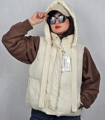 تصویر پافر کوتاه خارجی استخونی 23231 - XL 