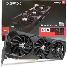 تصویر کارت گرافیک ایکس اف ایکس مدل RX 590 حافظه 8GB Xfx Radeon RX 590 GME 3F 1440MHz 8G GDDR5 256bit Graphics Card