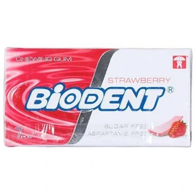 biodentتوت فرنگی آدامس